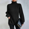 Guinevere | Women's Fine Knit Turtleneck Sweater