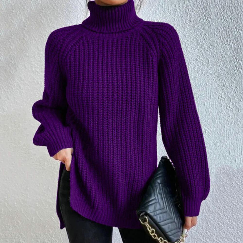 Guinevere | Women's Fine Knit Turtleneck Sweater