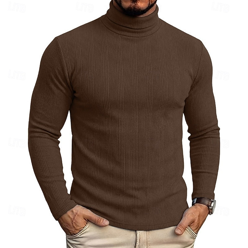 Gustav | Men's Slim Fit Turtleneck Sweater