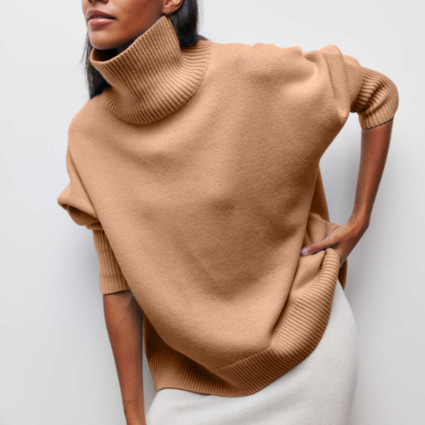 Halle | Women's Long Sleeve Turtleneck Sweater
