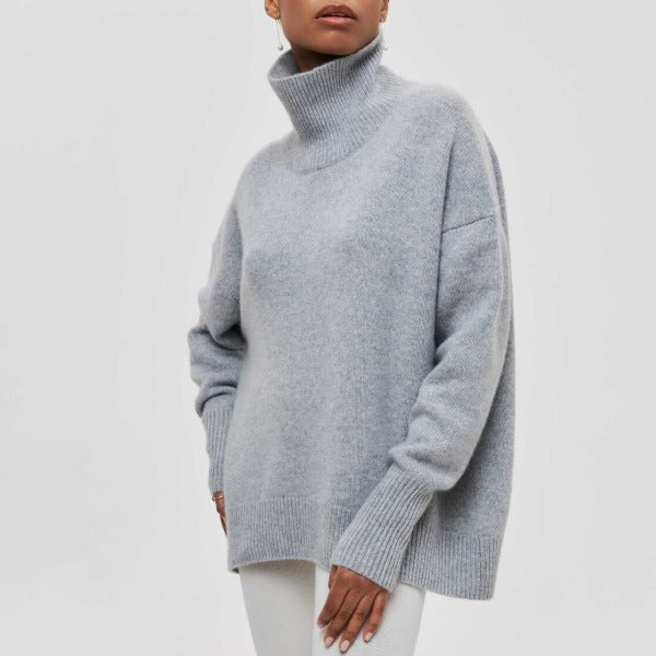 Halle | Women's Long Sleeve Turtleneck Sweater