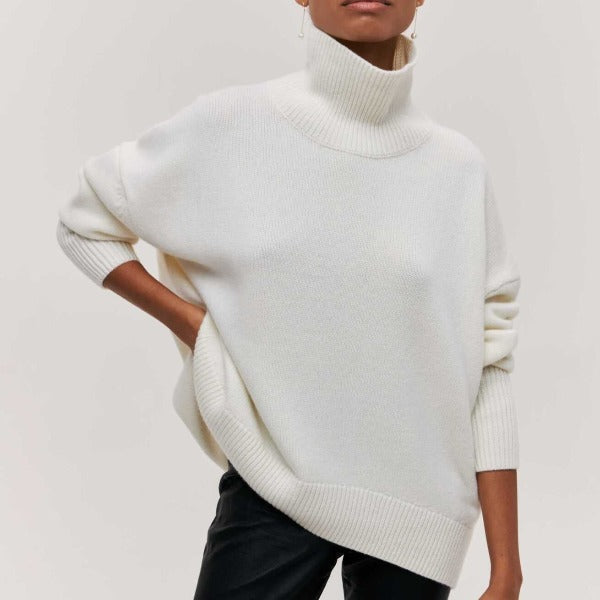 Halle | Women's Long Sleeve Turtleneck Sweater
