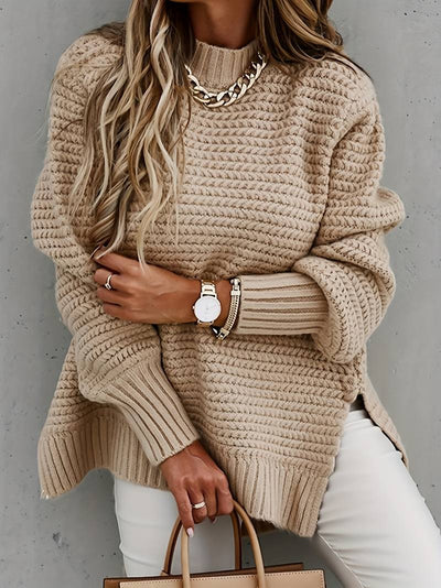 Harriet | Women's Chunky Waffle Knit Sweater