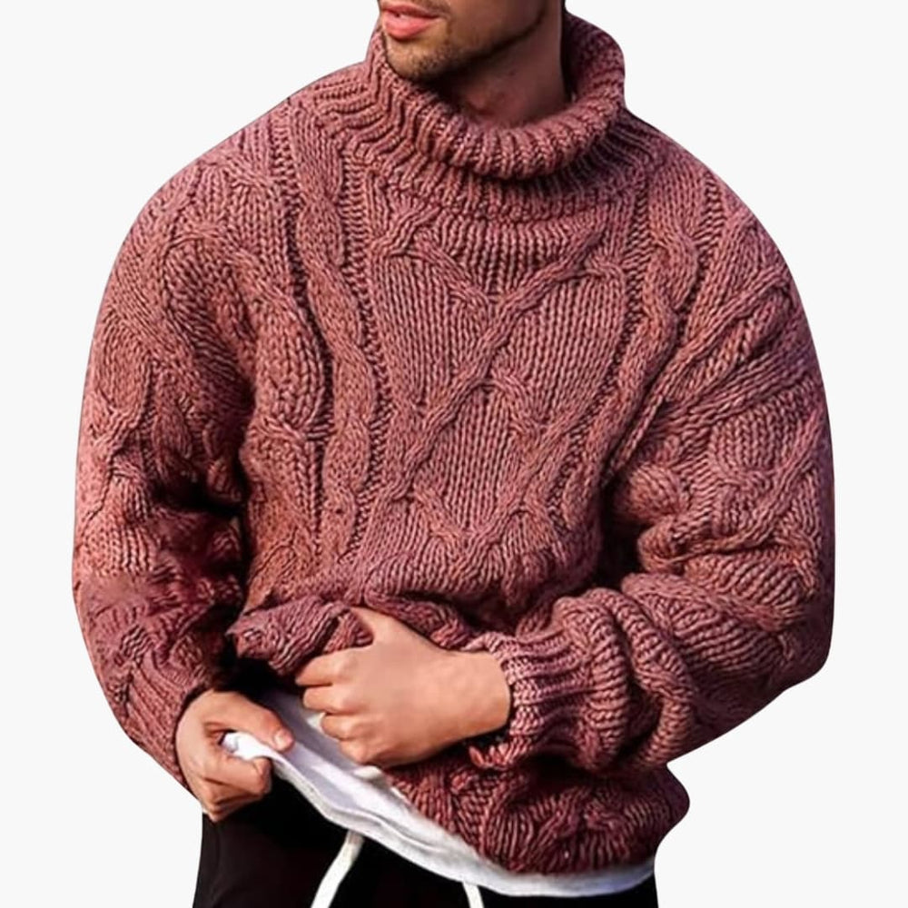 Heath - Men's Timeless Knit Turtleneck Sweater