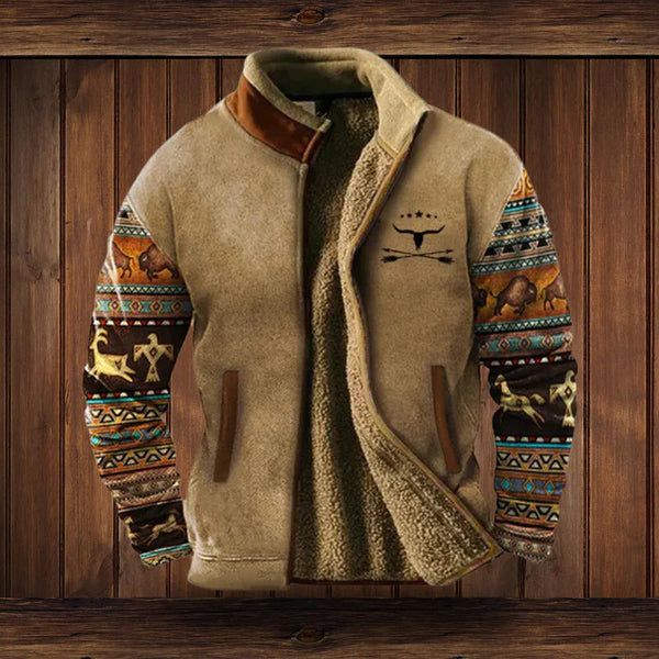 Radcliffe - Men's Rugged Vintage Fleece Jacket