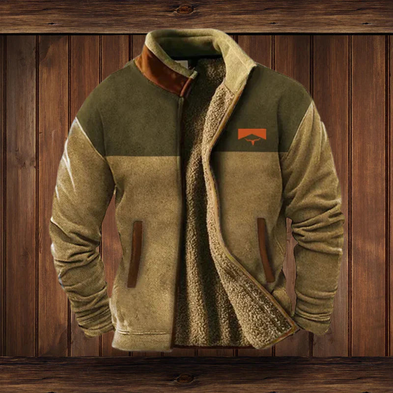 Radcliffe - Men's Rugged Vintage Fleece Jacket