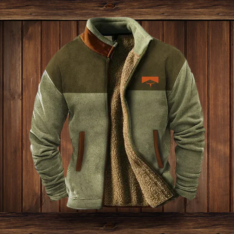 Radcliffe - Men's Rugged Vintage Fleece Jacket