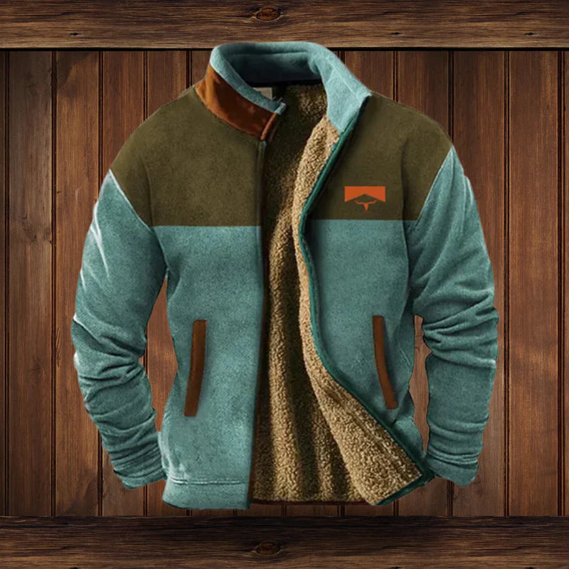 Radcliffe - Men's Rugged Vintage Fleece Jacket