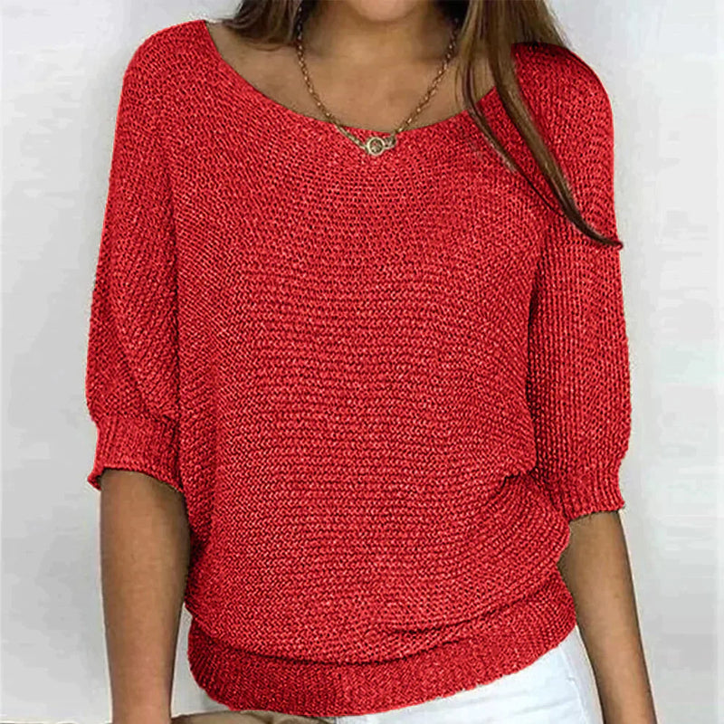 Everly - Women's Chic Crewneck Knitted Sweater