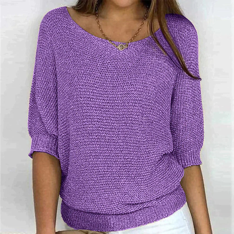 Everly - Women's Chic Crewneck Knitted Sweater