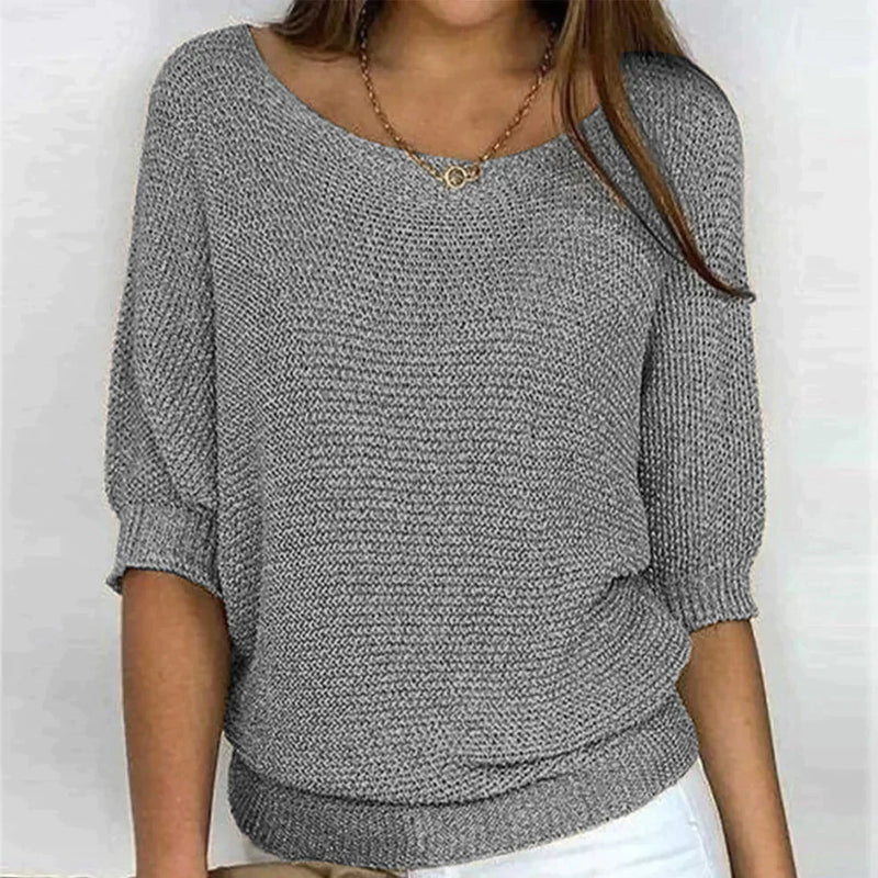 Everly - Women's Chic Crewneck Knitted Sweater
