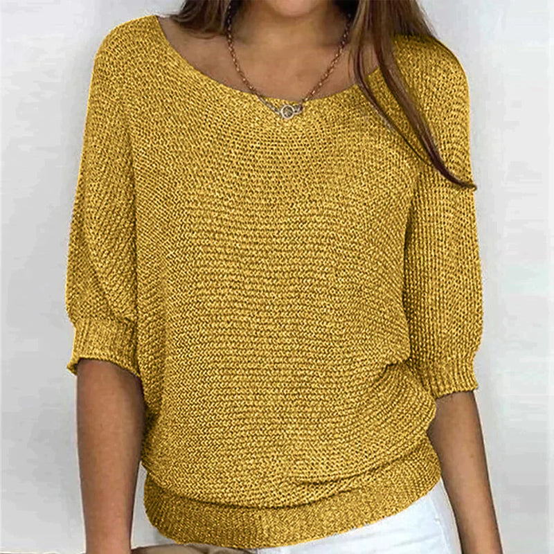 Everly - Women's Chic Crewneck Knitted Sweater