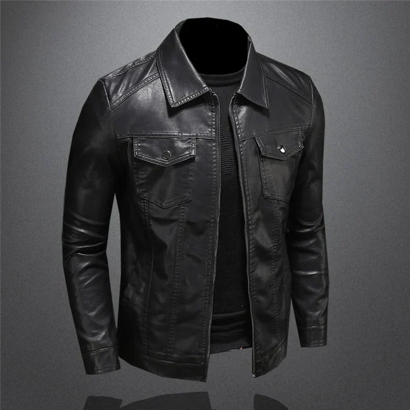 Armand - Men's Smart Tailored Leather Jacket