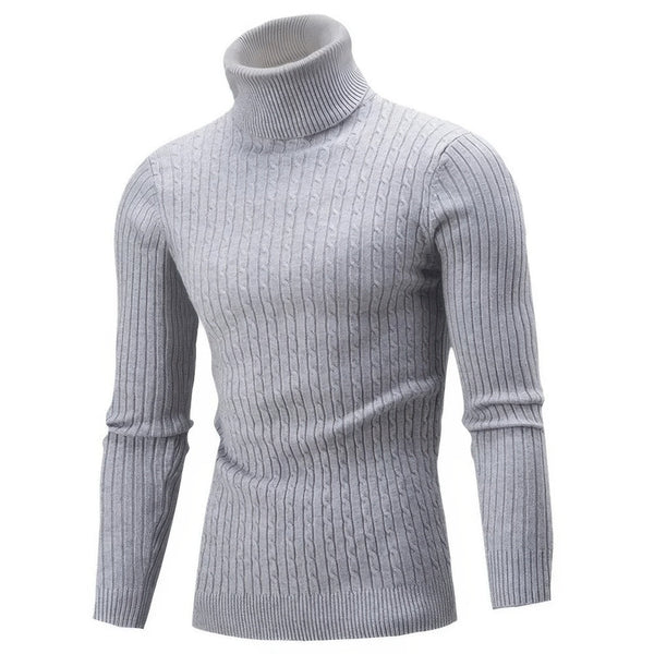 Ignatius | Men's Ribbed Knit Turtleneck Sweater