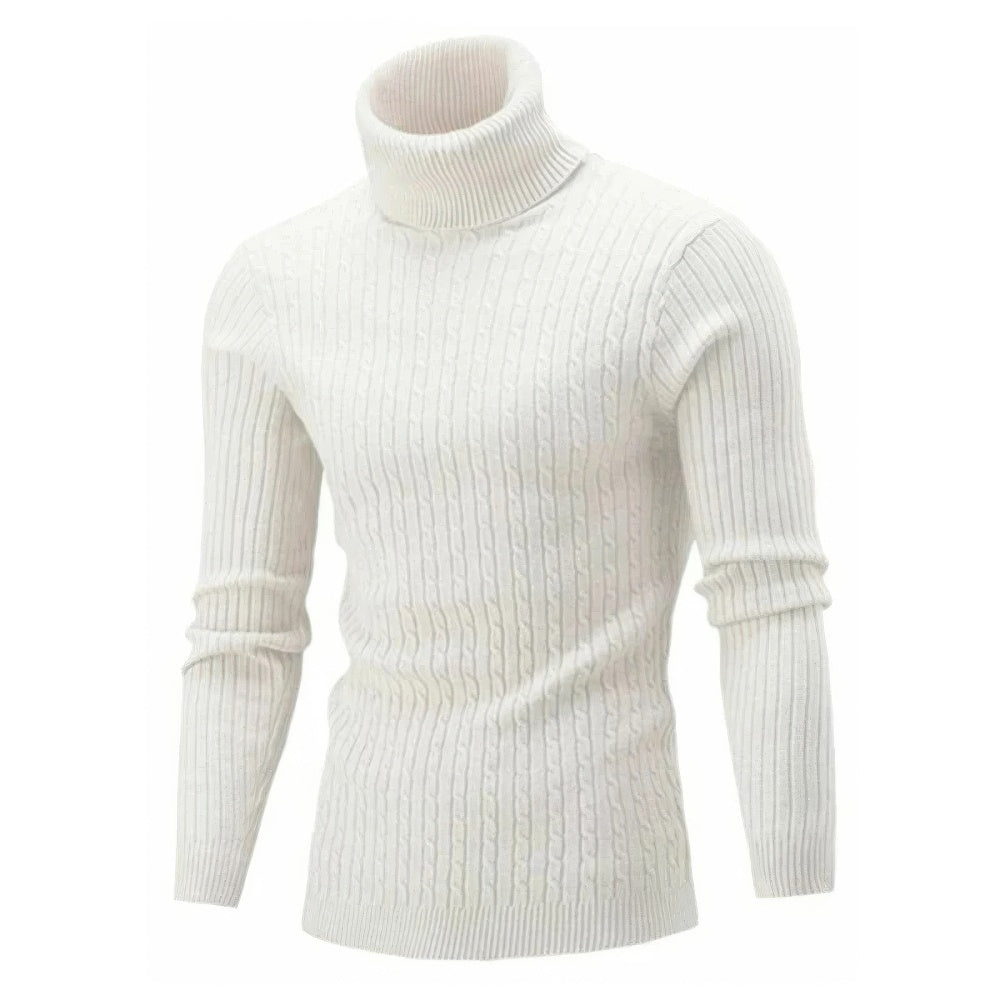 Ignatius | Men's Turtleneck Sweater Knitted