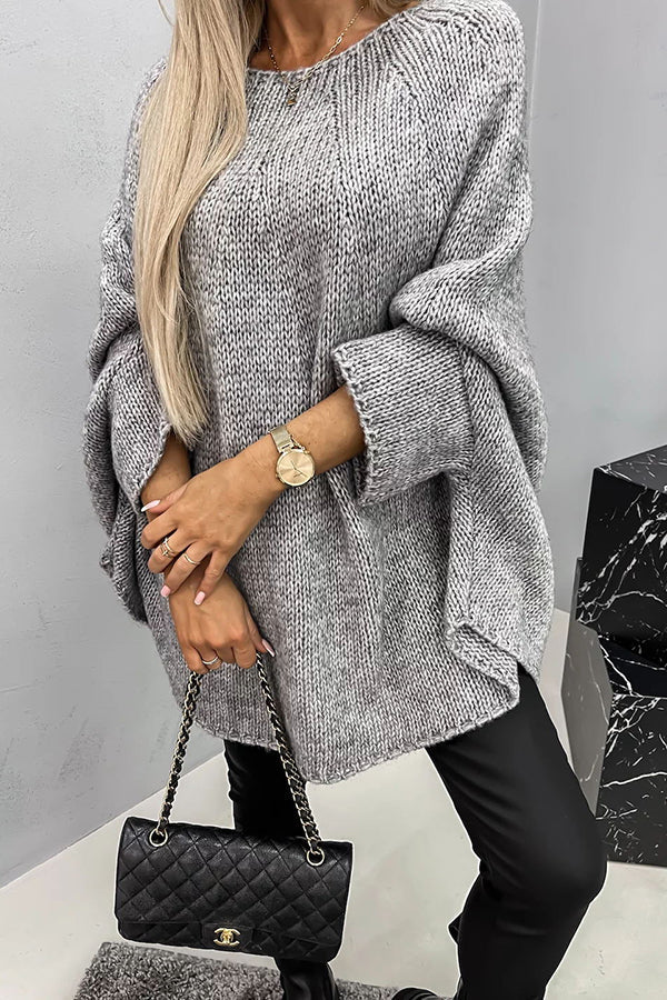 Imogen | Women's Oversized Batwing Knitted Sweater