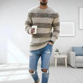Edmund - Men's Striped Crewneck Sweater