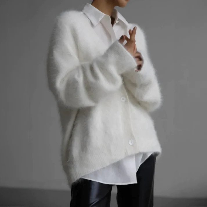 Josephine | Women's Cashmere Cardigan Soft Knitted