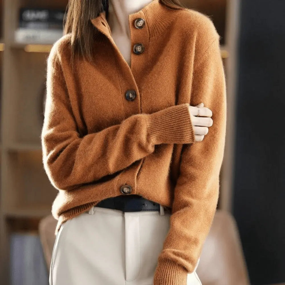 Juliet | Women's Cashmere Cardigan Knitted