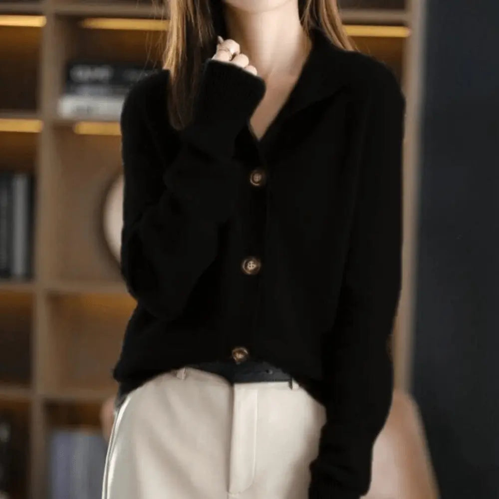 Juliet | Women's Cashmere Cardigan Knitted