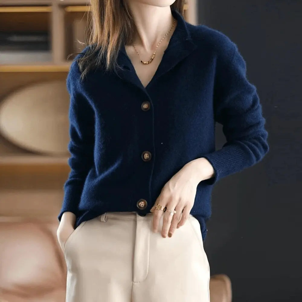 Juliet | Women's Cashmere Cardigan Knitted