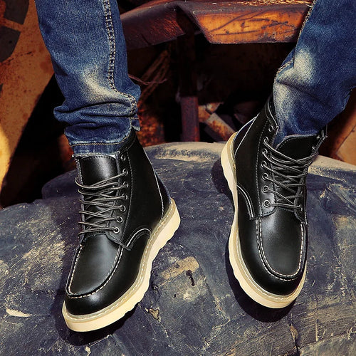 Kenneth | Men's Lace Up Leather Ankle Boots