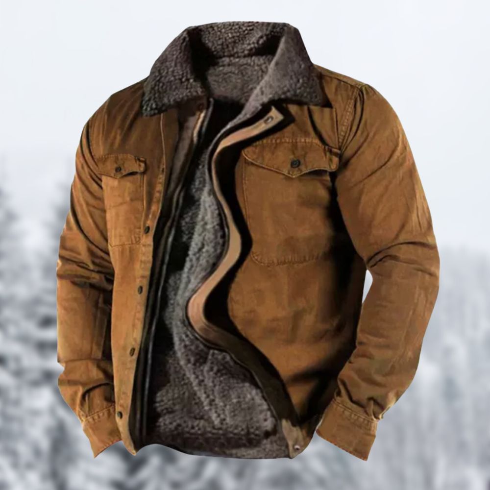 Porter - Men's Vintage Look Fleece Jacket