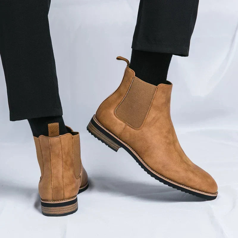 Lawrence | Men's Leather Chelsea Boots