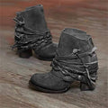 Lucienne | Women's Block Heel Leather Ankle Boots