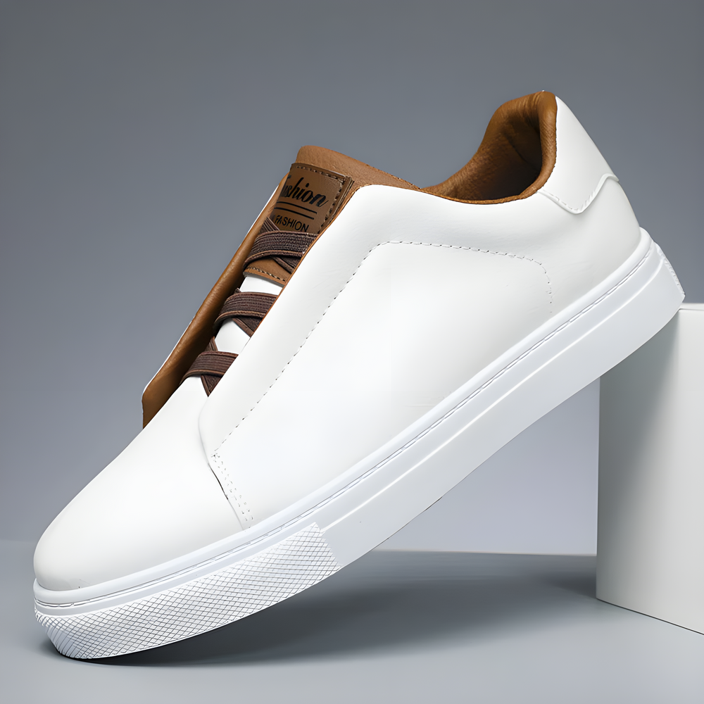 Octavian - Men's Sleek Leather Sneakers