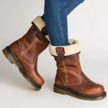 Mabel | Women's Fur Lined Leather Winter Boots Warm
