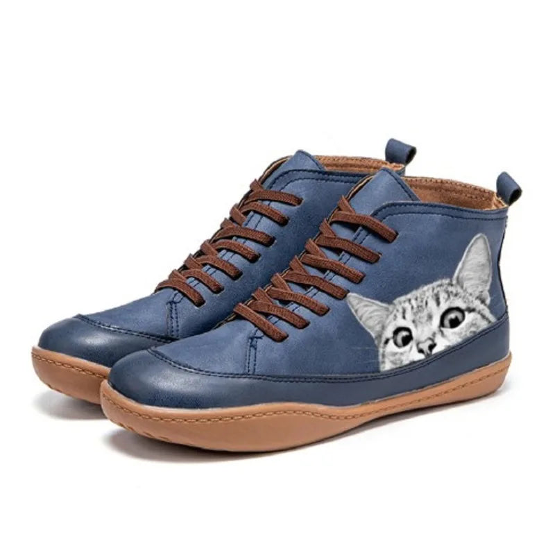 Maribel | Women's Ankle Boots Flat Warm Winter