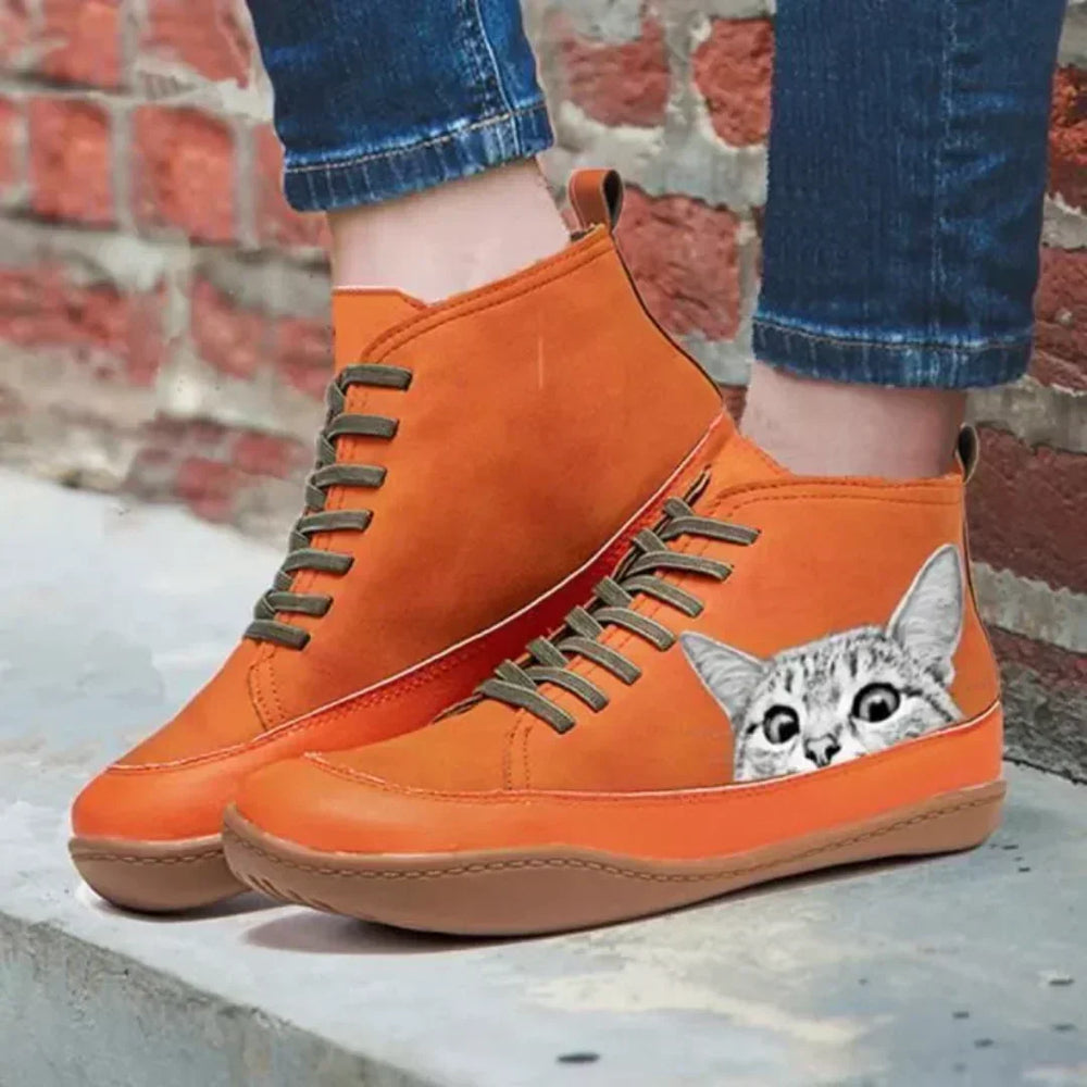 Maribel | Women's Ankle Boots Flat Warm Winter