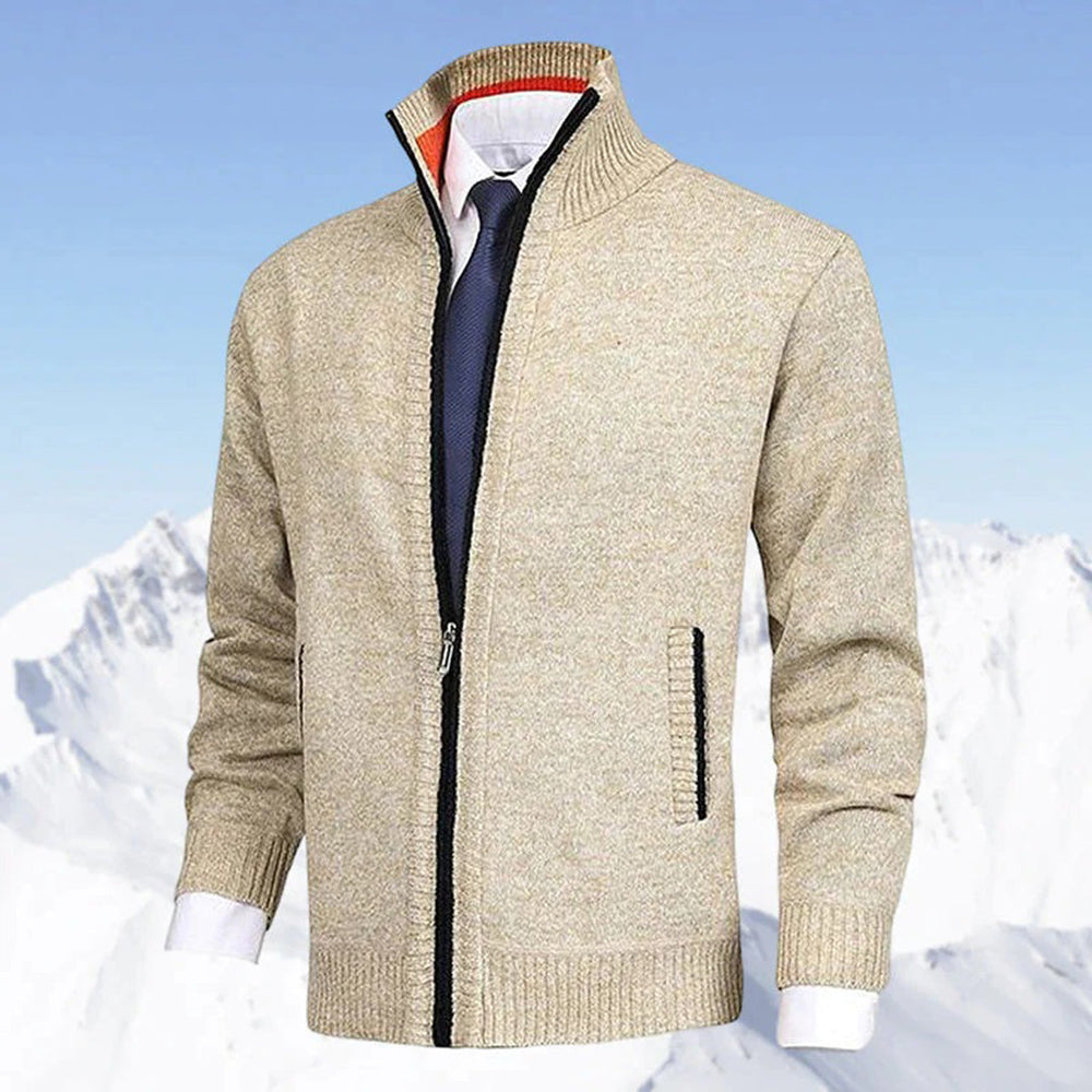 Maurice | Men's Zip Up Cardigan Knitted