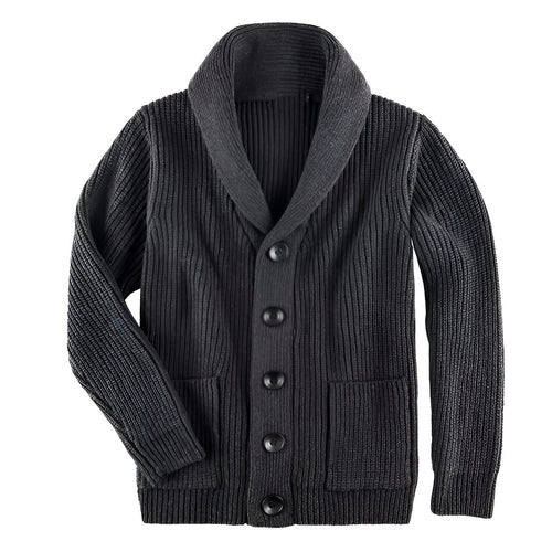 Cavan - Twisted Knit V-Neck Cardigan