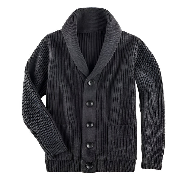 Cavan - Twisted Knit V-Neck Cardigan