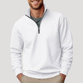 Garrett - Men's Quarter-Zip Collar Sweater