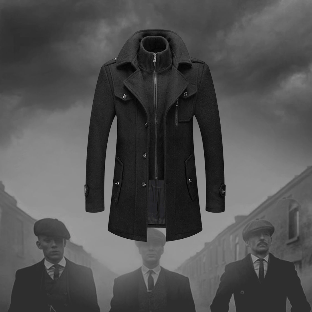 Bertram - Men's Layered Winter Trench Coat