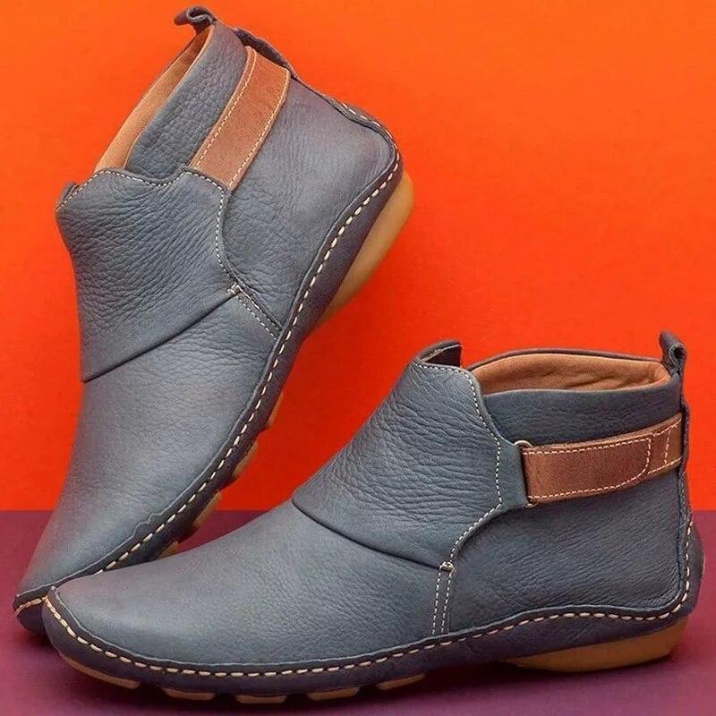 Nell | Women's Flat Ankle Boots Comfortable