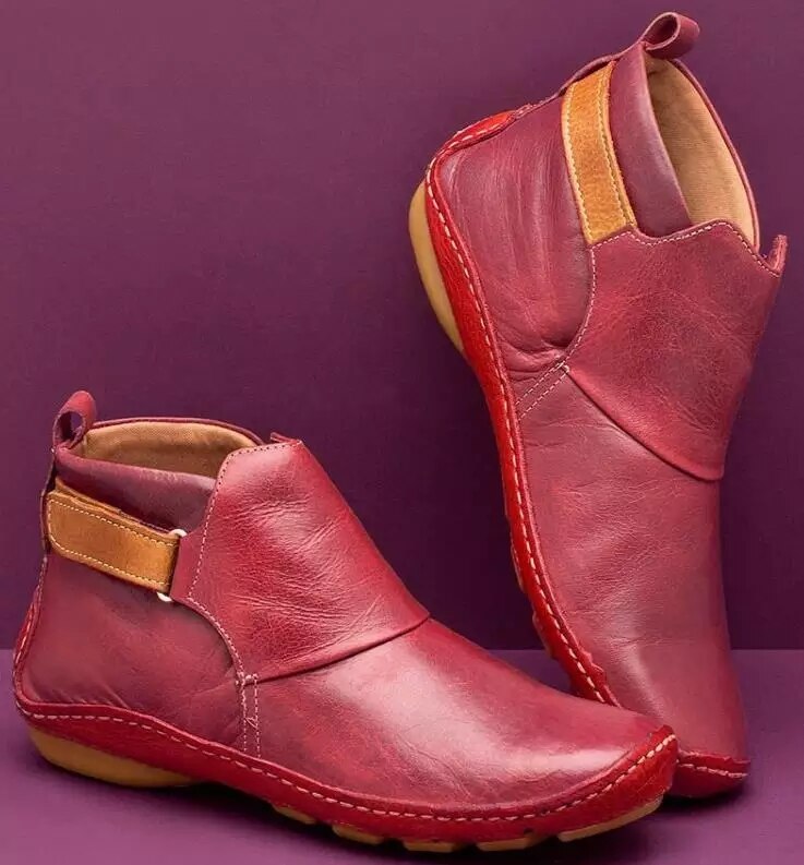 Nell | Women's Flat Ankle Boots Comfortable