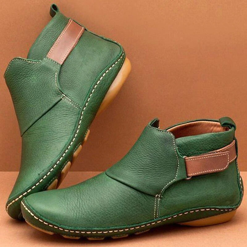 Nell | Women's Flat Ankle Boots Comfortable
