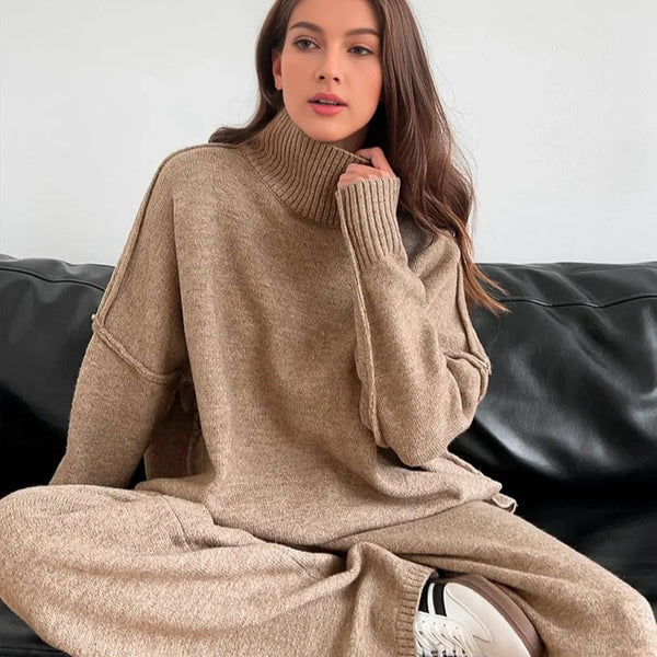 Thomasin - Women's Brushed Knit Lounge Set
