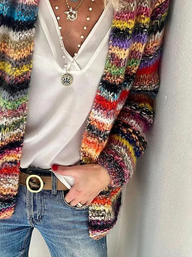 Isolde - Women's Nordic Fair Isle Cardigan