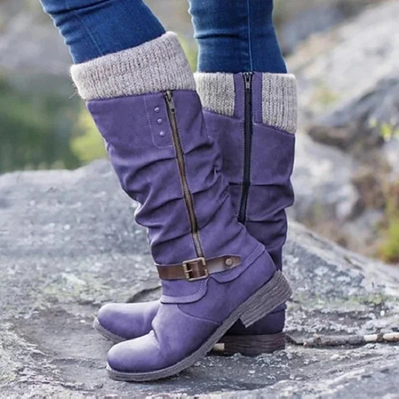 Pearl | Women's Knee High Boots Heeled Tall