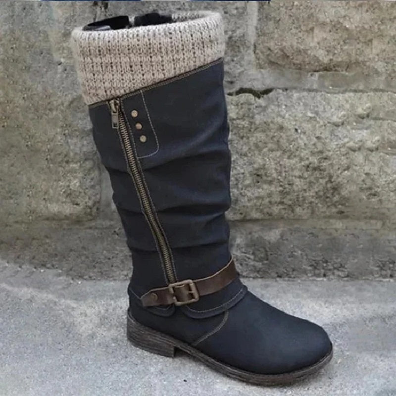 Pearl | Women's Knee High Boots Heeled Tall