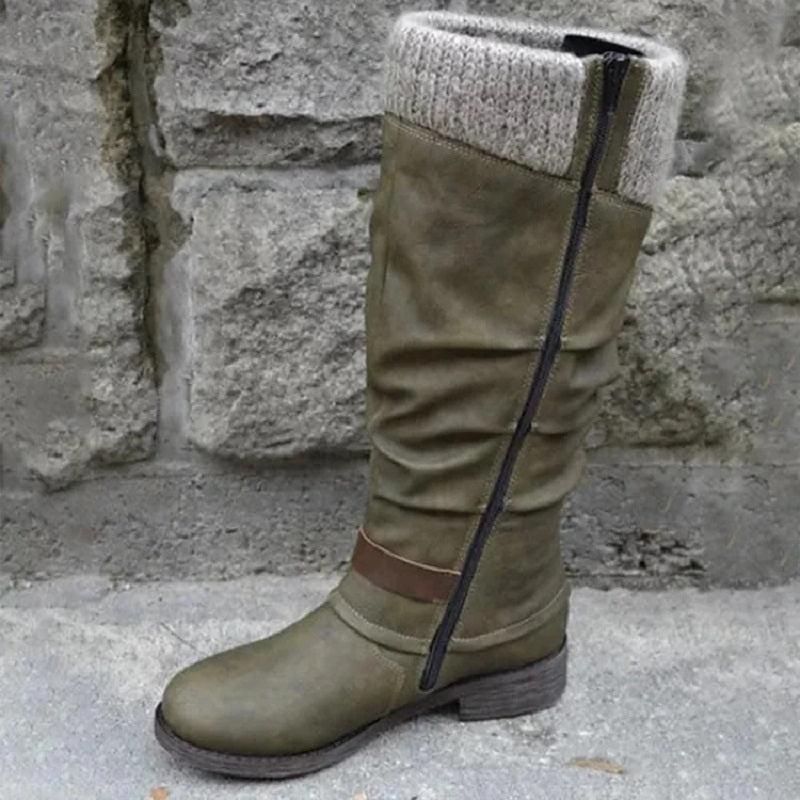Pearl | Women's Knee High Boots Heeled Tall