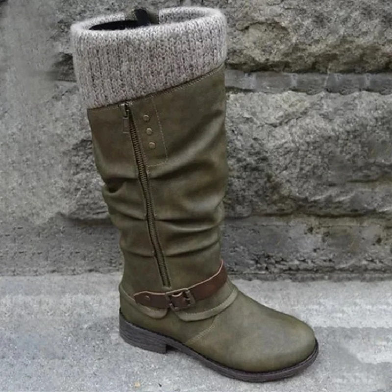 Pearl | Women's Knee High Boots Heeled Tall
