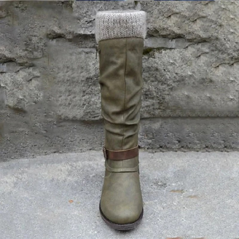 Pearl | Women's Knee High Boots Heeled Tall