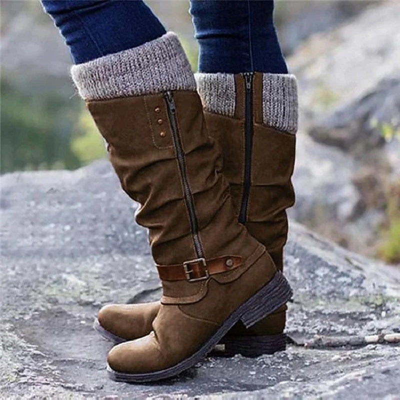 Pearl | Women's Knee High Boots Heeled Tall