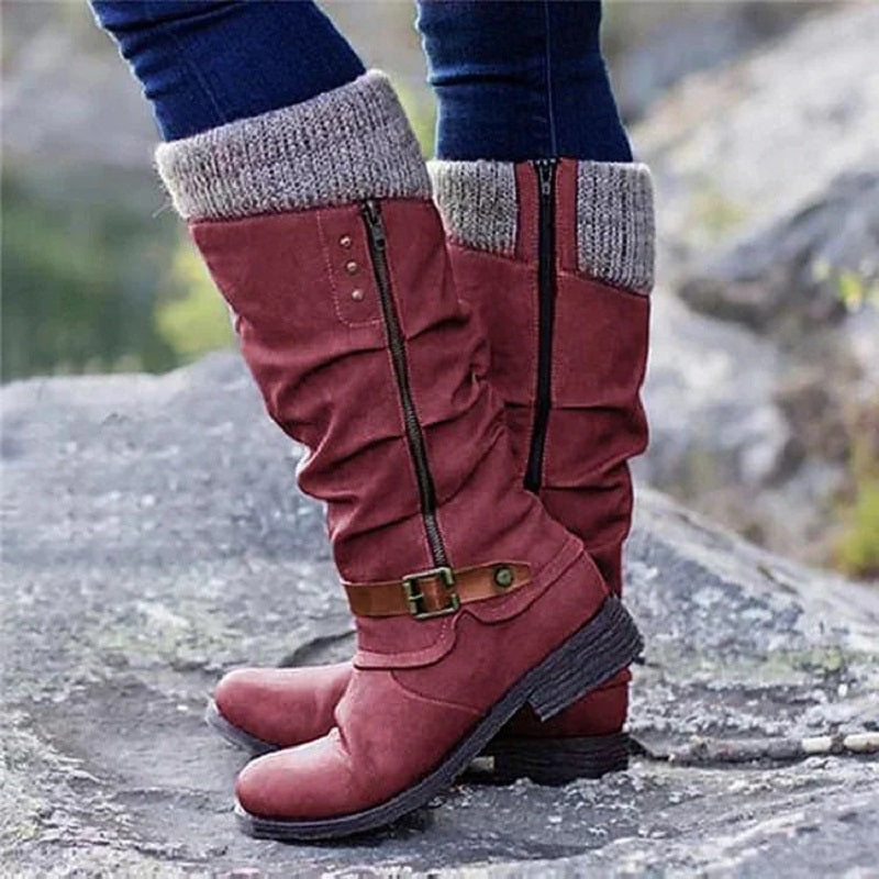 Pearl | Women's Knee High Boots Heeled Tall